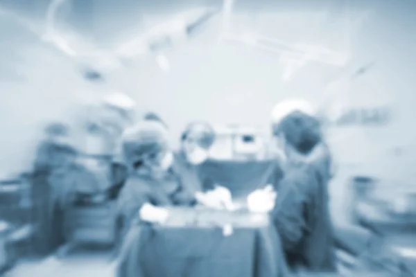 Blurred background with team surgeon inoperating room — Stock Photo, Image