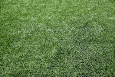 Futbol sahasının yapay çimenleri