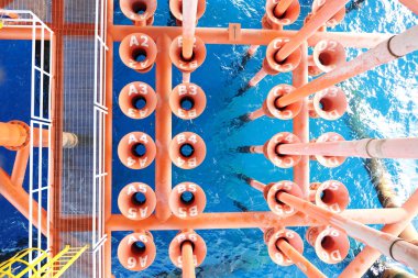 Offshore Platform 'da Yağ ve Gaz Üretim Slotları