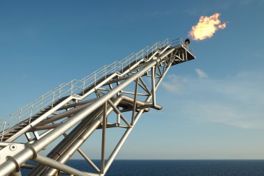 gaz patlaması petrol sondaj platformu platformu üzerinde değil.