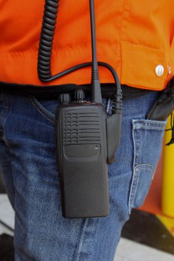 Şantiye telsiz radyo.