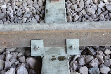 Demiryolları sistemi dizel tren için.