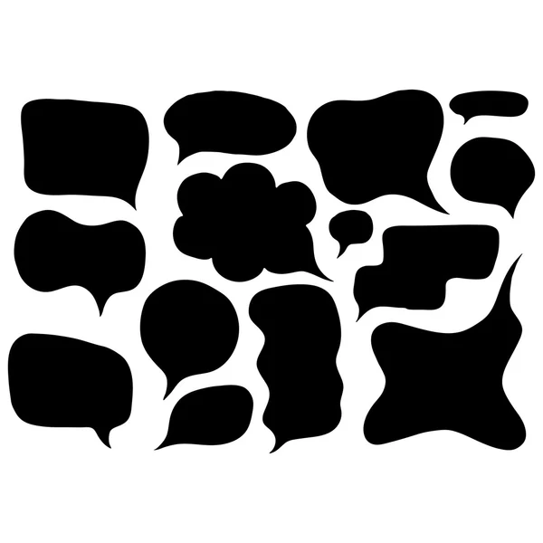 Speech bubbles set — Stock Vector