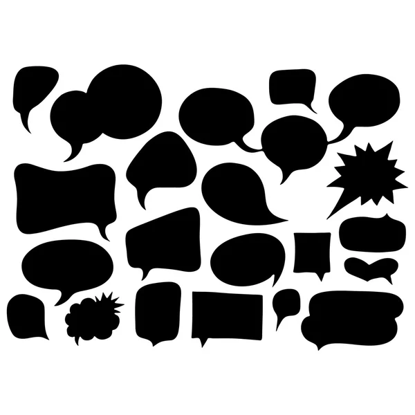 Speech bubbles set — Stock Vector