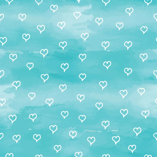 Seamless pattern with hearts — Stock Vector