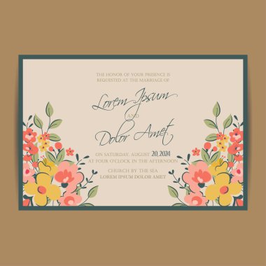 Davet düğün ve tarihi kartları kaydetmek