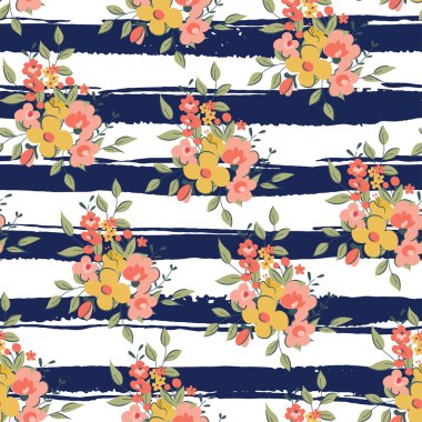 Kusursuz eski çiçek arkaplanı