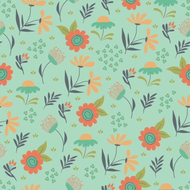 Kusursuz çiçek deseni