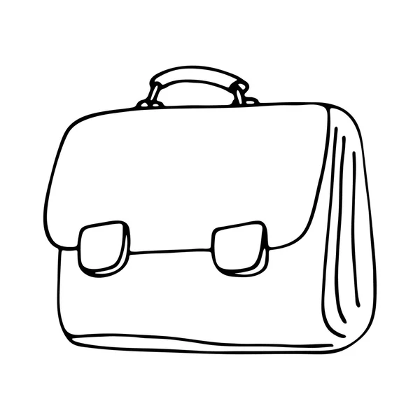Školní taška izolovaná — Stockový vektor