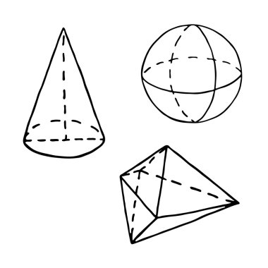 Geometri doodle. Ana hatlar