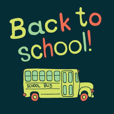 okul servisi simgesi.