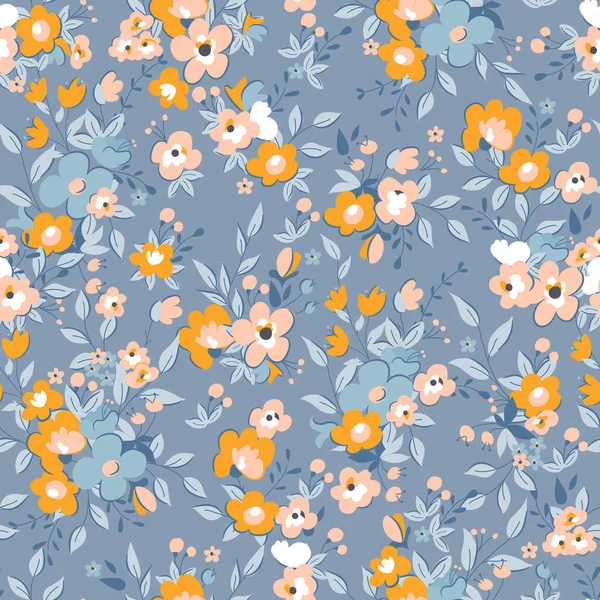 Trendy Floral Seamless Pattern Background Vector Illustration — Stock Vector