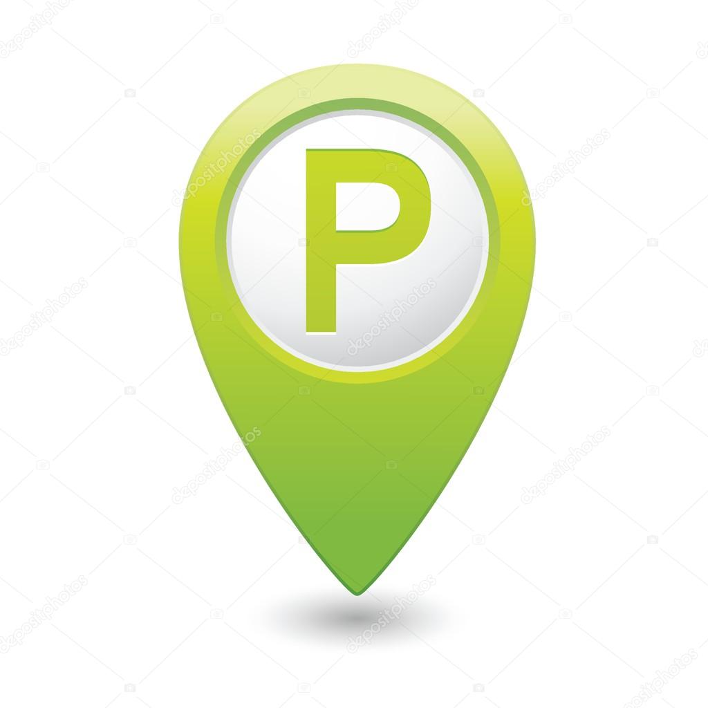 Parking icon on map pointer