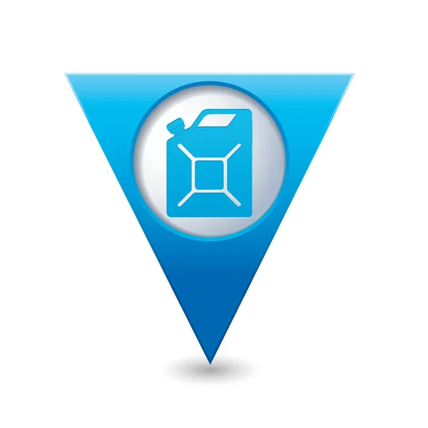 Benzin istasyonu ikonu. vektör illüstrasyonu — Stok Vektör