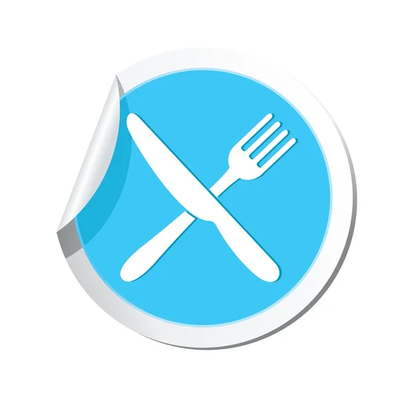 Restaurant icon. Vector illustration — Stock Vector