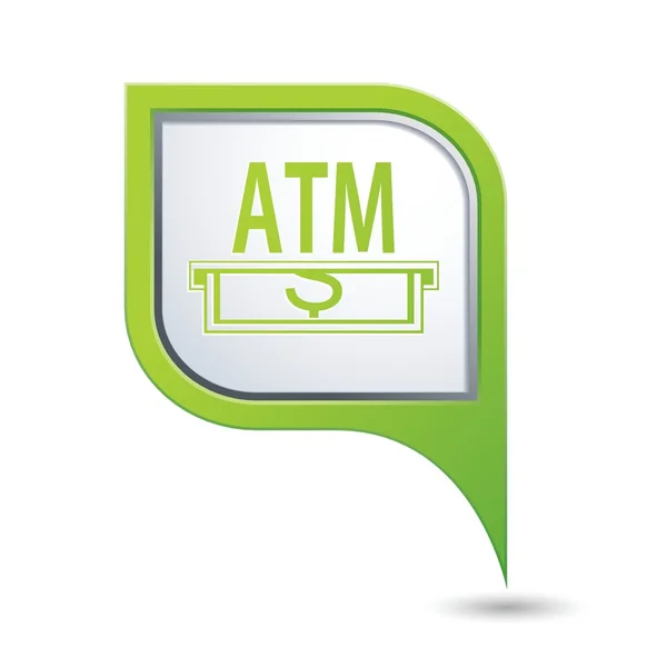 Atm 提款机图标。矢量图 — 图库矢量图片