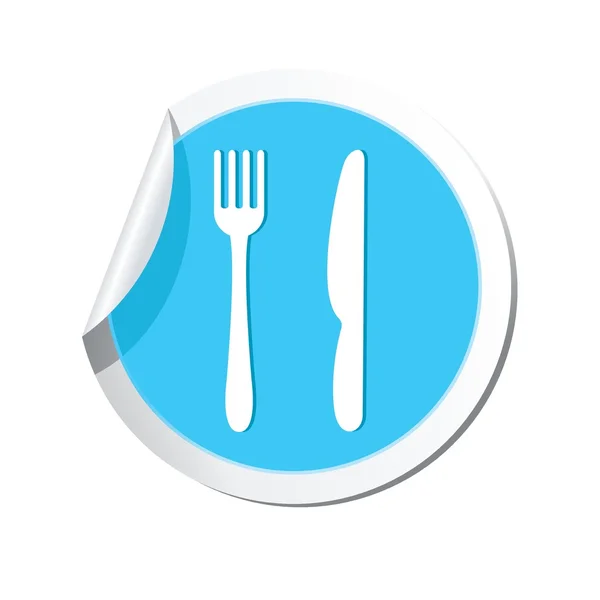 Restaurant icon. Vector illustration — Stock Vector