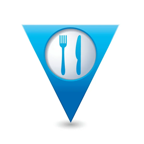 Icono del restaurante. Ilustración vectorial — Vector de stock