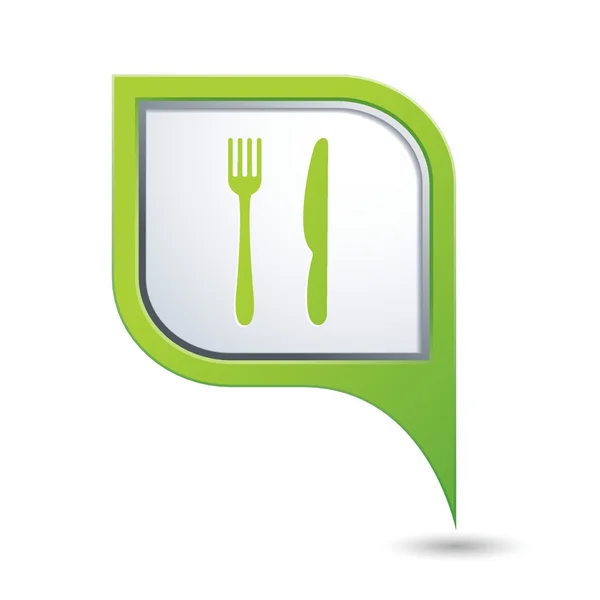 Icono del restaurante. Ilustración vectorial — Vector de stock