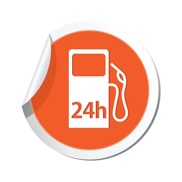 Gas station icon. Vector illustration — Stock Vector