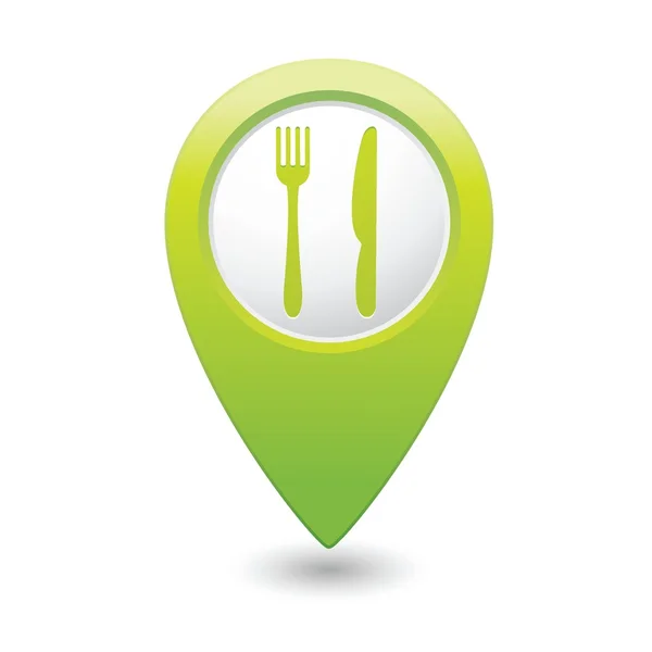 Icône restaurant. Illustration vectorielle — Image vectorielle