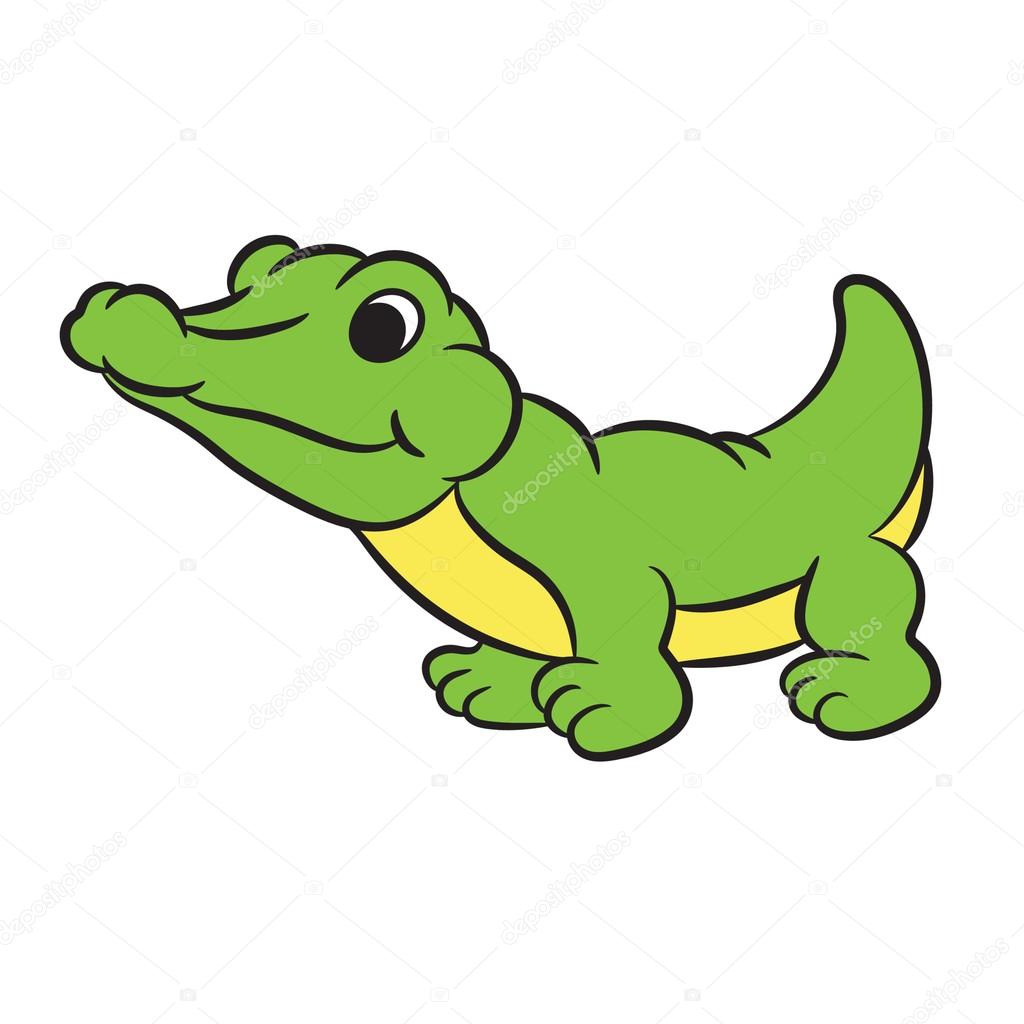 Cartoon crocodile. Vector illustration. Stock Illustration by ©ARNICA83