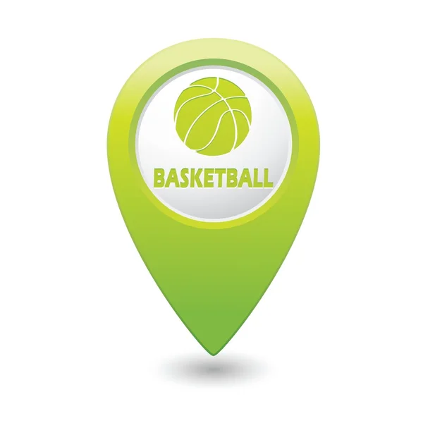 Icône panneau de basket-ball . — Image vectorielle