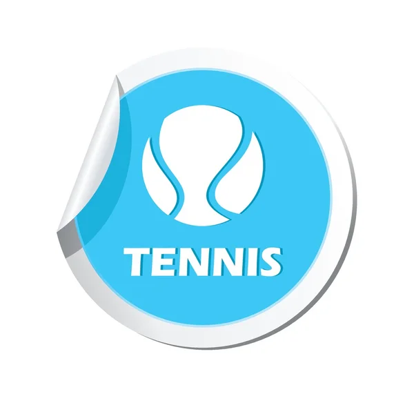 Icono de pelota de tenis . — Vector de stock