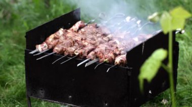 şiş kebap hazırlanması