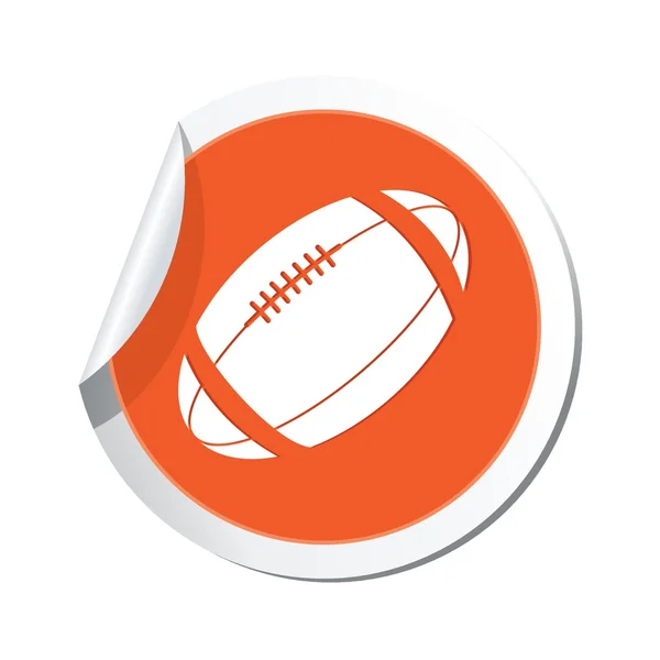 American football icon. — Stock Vector