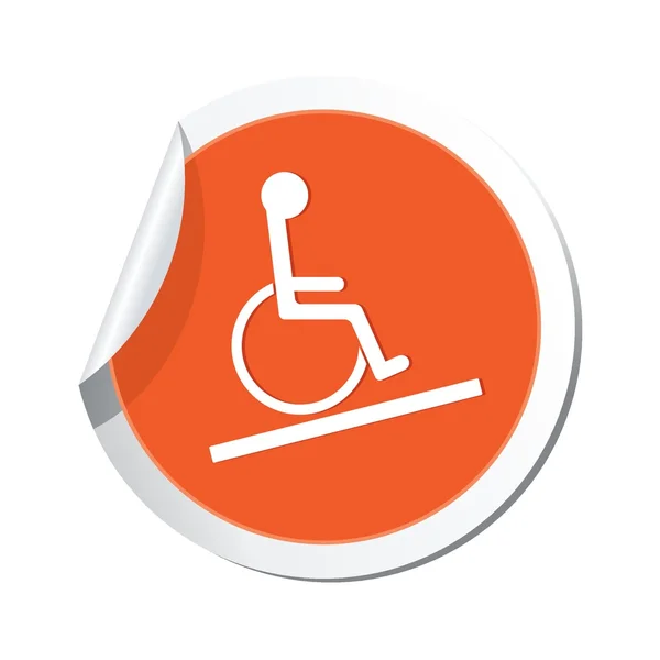 Icône handicap . — Image vectorielle