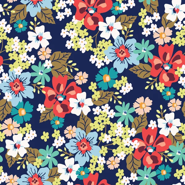 Seamless flower pattern — Stock Vector