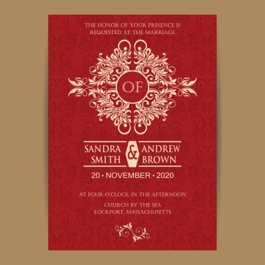 Çiçek arka plan ile daveti veya duyuru kart