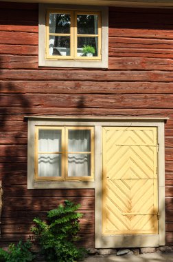 Eski ahşap kapı ve pencere