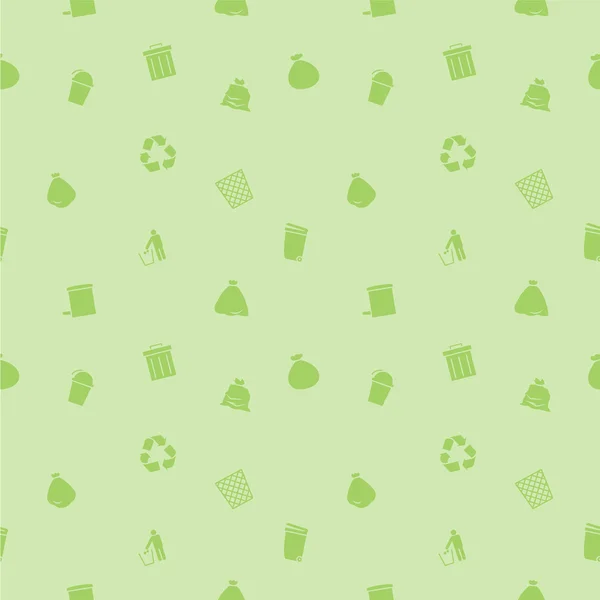 Papel reciclado y ambiental, impresión de tarjetas, sin costuras . — Vector de stock