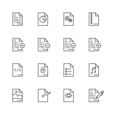 Anahat kağıt simge, simge, simge tasarım, websi için belge