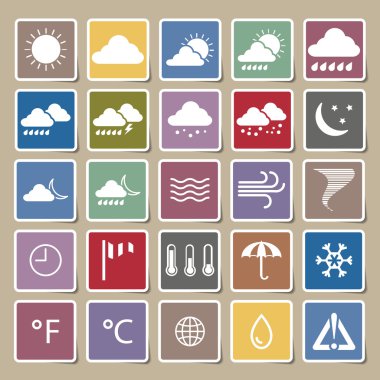 Hava vektör etiket kümesi