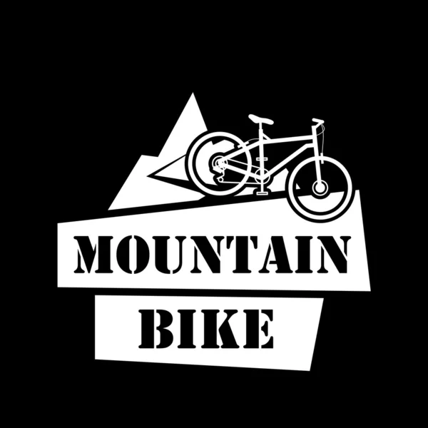 Mountainbike — Stock vektor