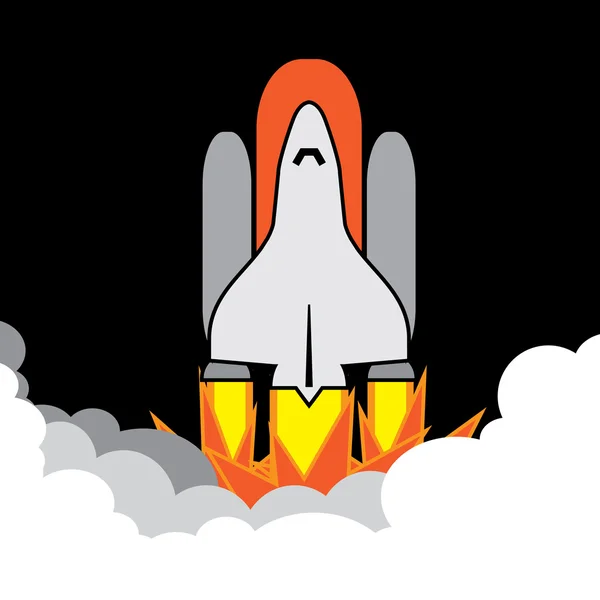 Spacecraft vector — Stock Vector