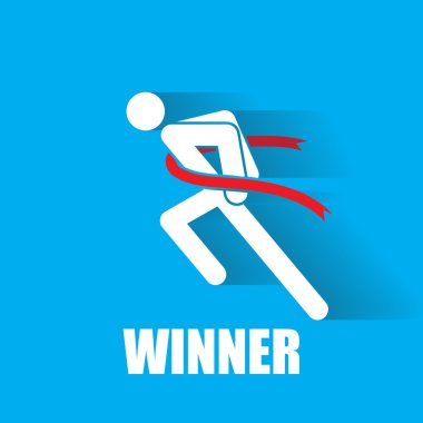 bitiş çizgisine simgesi