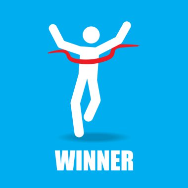 bitiş çizgisine simgesi