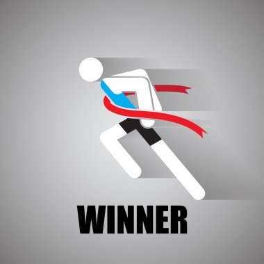 bitiş çizgisine simgesi