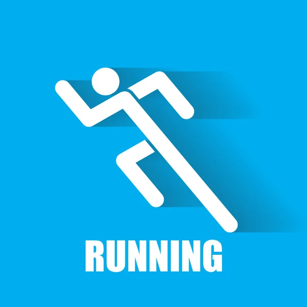 Running icon — Stock Vector