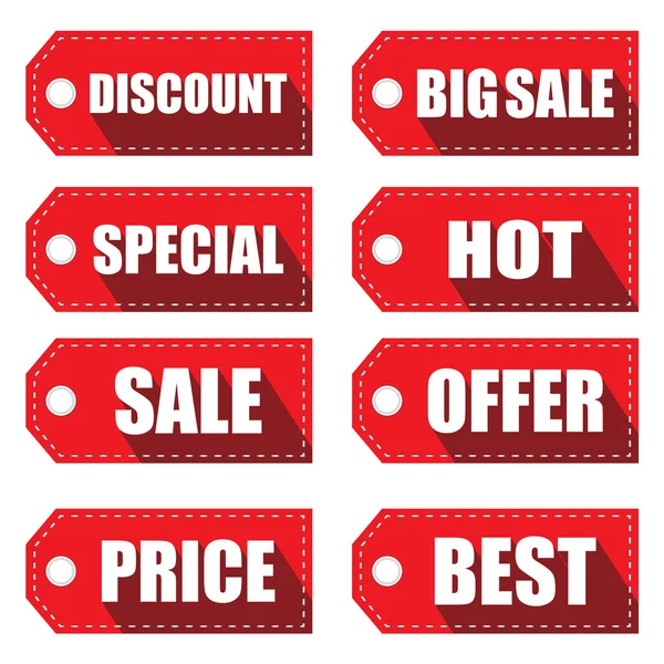 Price tag  labels and stickers — Stock Vector