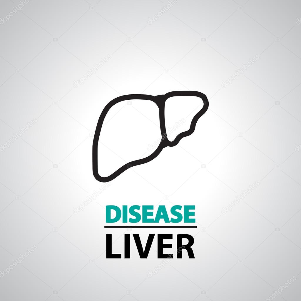liver icon and symbol