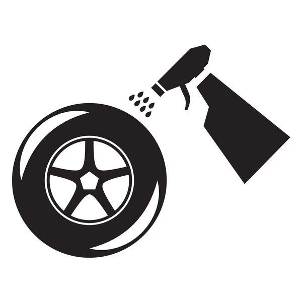 Wheel cleaner — Stock vektor