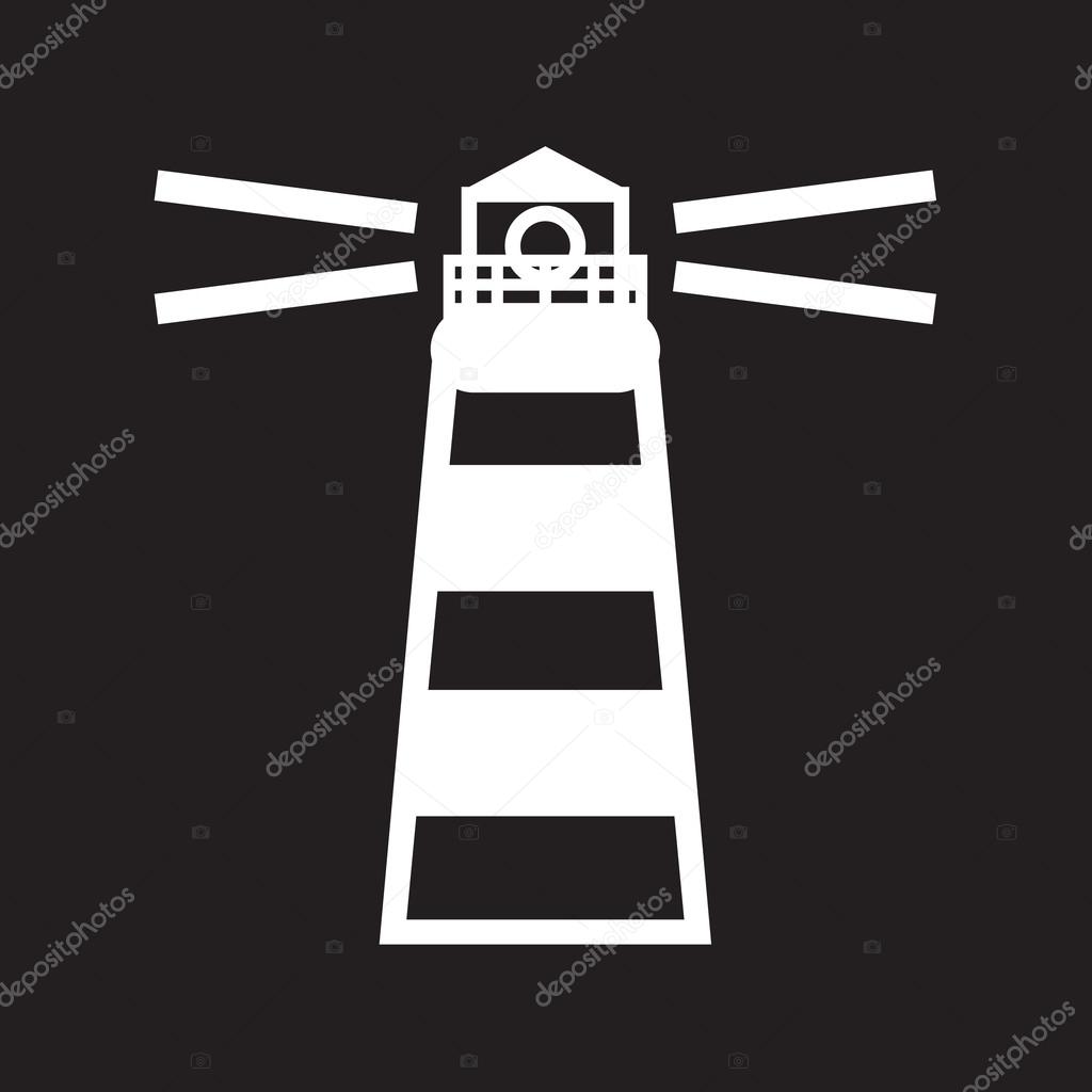 lighthouse symbols and icon