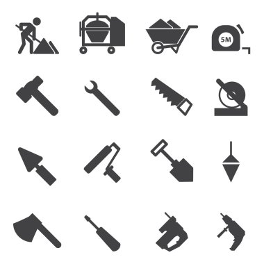 İnşaat Icons set