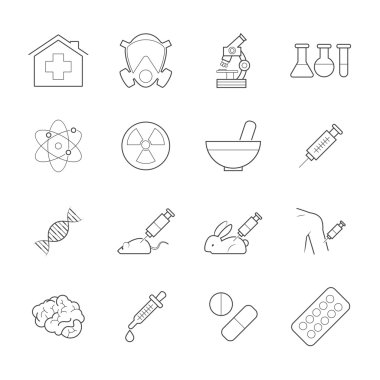 İlaç üretim simgesi