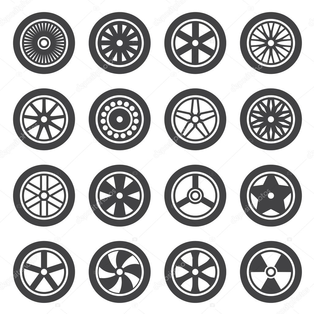 wheel  icon Set
